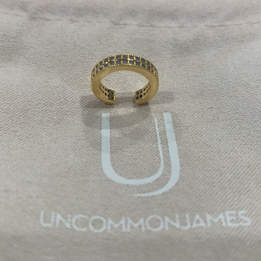 NWT Uncommon James gold “Kensington Ear Cuff”